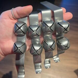 4 jingle bell stocking holders